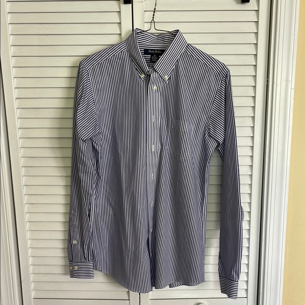 Boys Non-Iron Supima® Oxford Polo Button-Down Dress Shirt